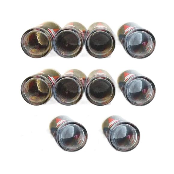 Mid Century Holt Howard Libby SANTA Glasses, Santa Tumblers, Set of 10 - Picture 3 of 11